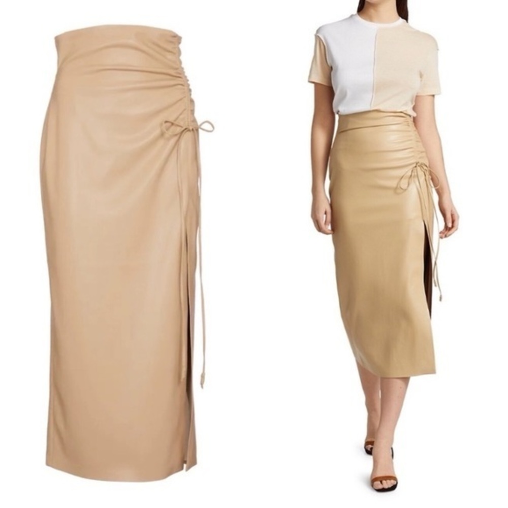 Nanushka Malorie Vegan Leather Skirt